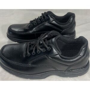 Size 9.5 Xtra Wide Rockport Men's Eureka Walking Shoe, Black
